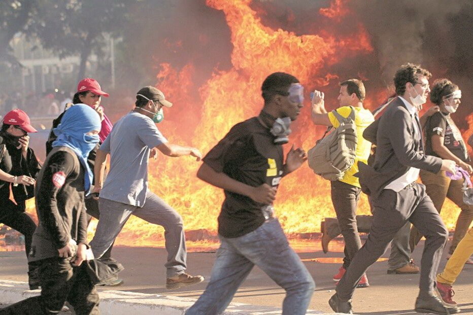 Brasil, Brasília, manifestação, Temer, protestos, presidente, corrupção