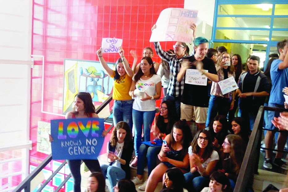 beijo, descriminação, lésbicas, homossexualidade, escola, Vagos, ensino, Inspeção-Geral da Educação, escola secundária de vagos