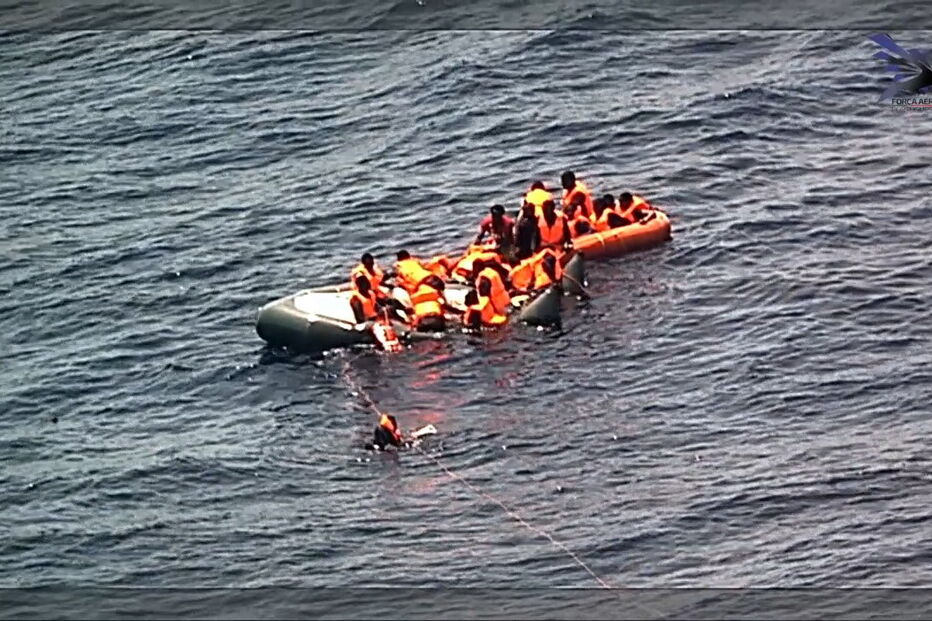 Frontex, Força Áerea, Mediterrâneo 