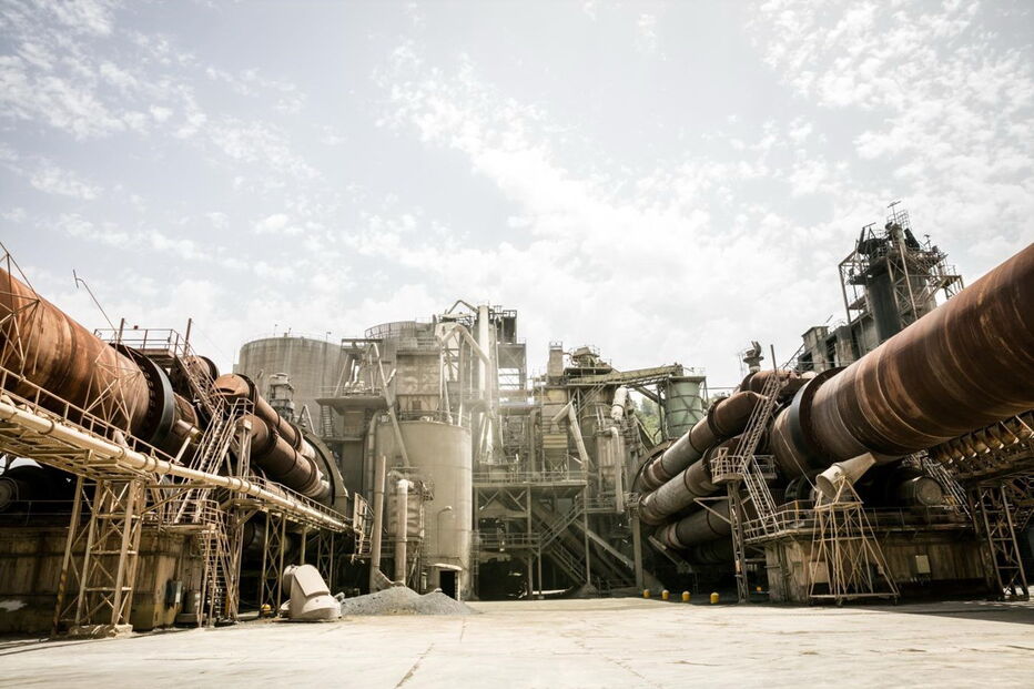 Fábrica da Secil no Outão, em Setúbal
