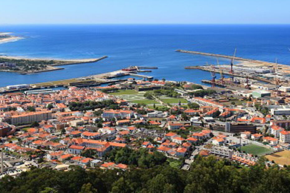 Viana do castelo, cidade, vista geral