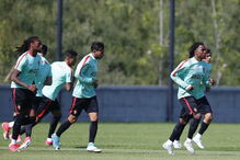 Treino da seleção nacional