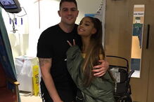 Ariana Grande visitou os fãs que recuperam de ferimentos num hospital de Manchester