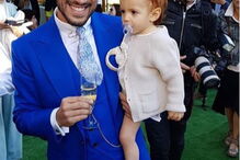 Pizzi e Maria Luís batizaram ainda o filho na cerimónia, que contou com vários futebolistas