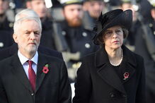 Theresa May e Jeremy Corbyn