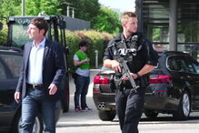 Polícia montou grande operação junto à estação de metro onde aconteceu o tiroteio