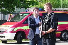 Polícia montou grande operação junto à estação de metro onde aconteceu o tiroteio