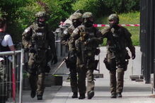 Polícia montou grande operação junto à estação de metro onde aconteceu o tiroteio