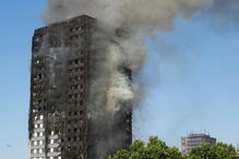 Torre residencial arde em Londres