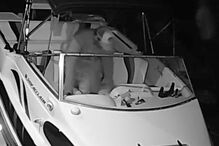 Casal de ladrões foi filmado no interior da embarcação em pleno ato