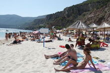 A praia da Figueirinha é uma das mais procuradas da Arrábida