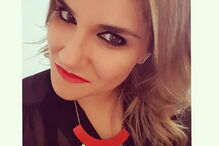 Cláudia Dias Gomes tem melhorado a imagem. Agora está mais magra e pintou o cabelo de louro