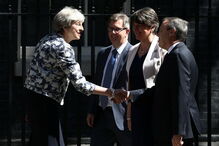 Theresa May reuniu-se com Arlene Foster e o partido unionista em Londres