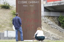 Inscrições no monumento a Cosme Damião foram removidas