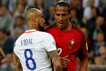 Portugal e Chile defrontaram-se no Arena Kazan, numa partida a contar para a Taça das Confederações	