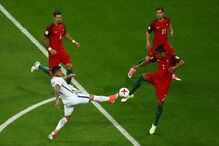 Portugal e Chile defrontaram-se no Arena Kazan, numa partida a contar para a Taça das Confederações	