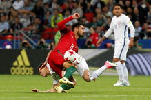 Portugal e Chile defrontaram-se no Arena Kazan, numa partida a contar para a Taça das Confederações	