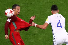 Portugal e Chile defrontaram-se no Arena Kazan, numa partida a contar para a Taça das Confederações	