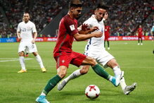 Portugal e Chile defrontaram-se no Arena Kazan, numa partida a contar para a Taça das Confederações	