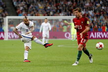 Portugal e Chile defrontaram-se no Arena Kazan, numa partida a contar para a Taça das Confederações