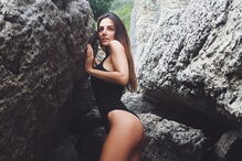 A modelo Helena Coelho