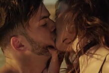 A modelo Helena Coelho com David Carreira