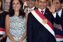 Ontalla Humala, ex-presidente do Peru, e a mulher, Nadine Heredia