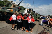 Parada militar em Hong Kong