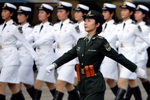 Parada militar em Hong Kong