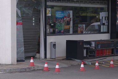 Bomba de gasolina atacada em Espinho