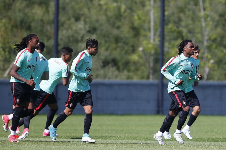 Treino da seleção nacional