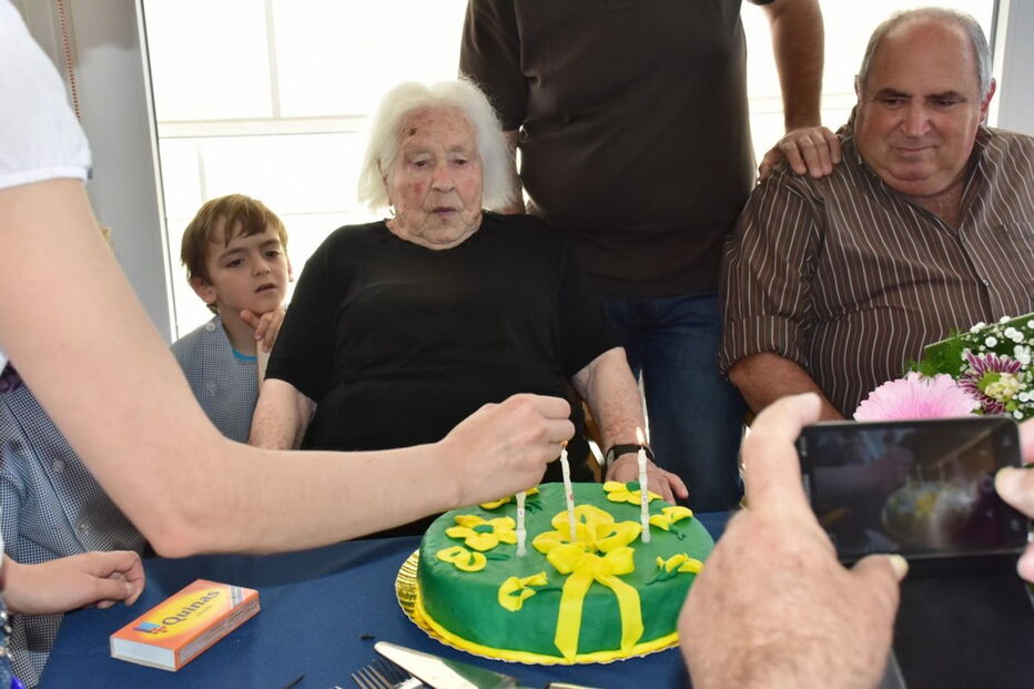 Iria apagou as velas aos 103 anos