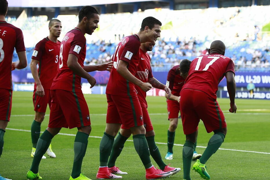 Portugal defrontou o Uruguai nos quartos de final do Mundial de sub 20