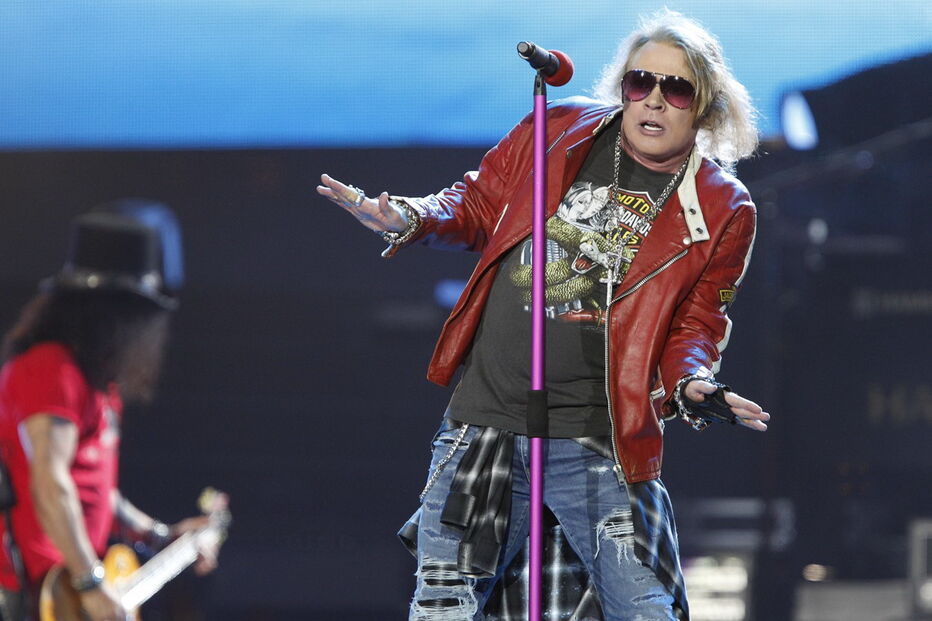 Aos 55 anos, Axl Rose mostrou na última sexta-feira que continua em forma   