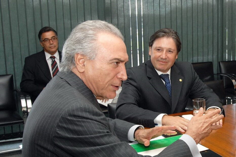 Rodrigo Rocha Loures (à direita) era um dos principais colaboradores do presidente Michel Temer 