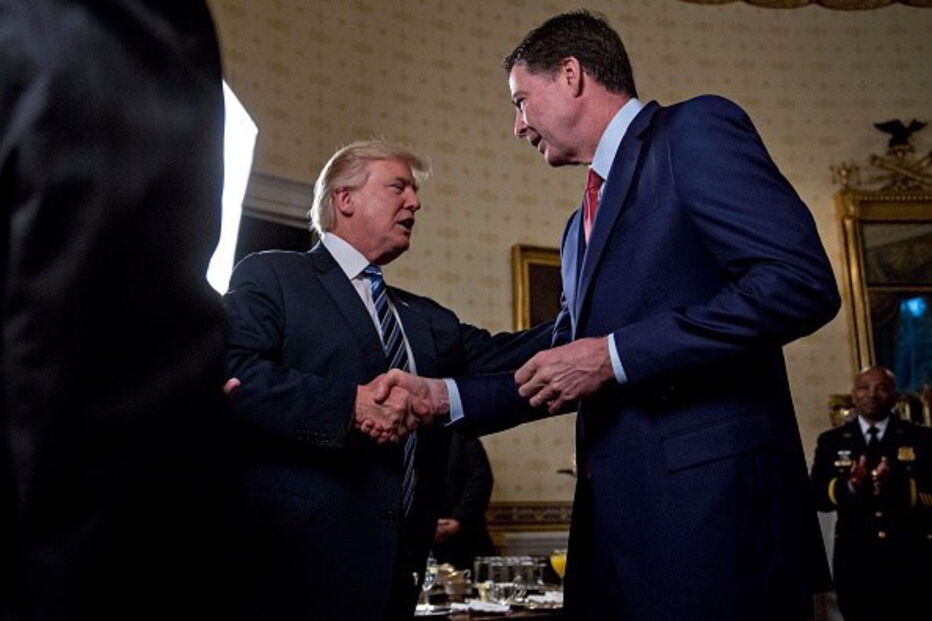 Donald Trump e James Comey
