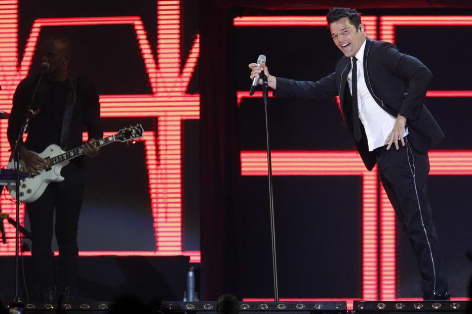 Ricky Martin atuou no MEO arena, com segurança reforçada