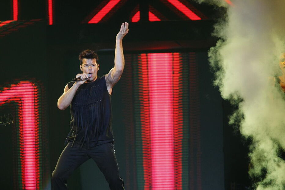 Ricky Martin atuou no MEO arena, com segurança reforçada