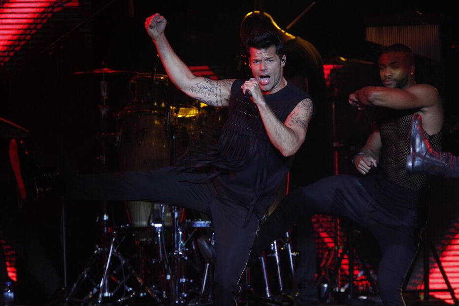 Ricky Martin atuou no MEO arena, com segurança reforçada