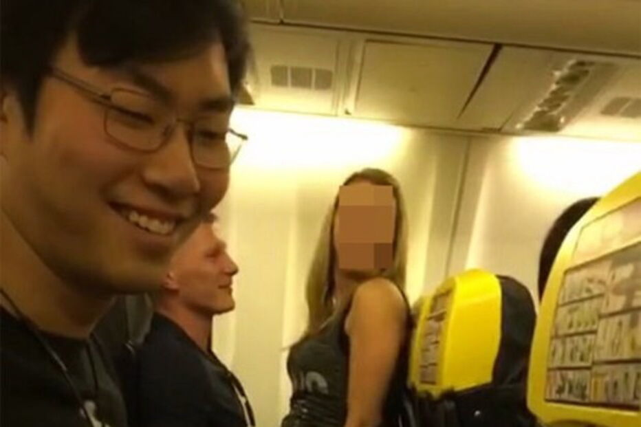 Shaun Edmonson foi filmado a fazer sexo num voo da Ryainair. O homem está noivo de Jenna, que está grávida