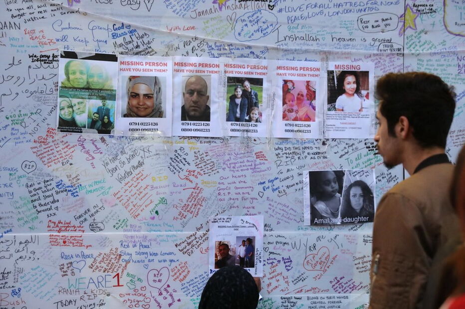 Em Londres multiplicam-se as homenagens e os pedidos de ajuda para localizar vítimas