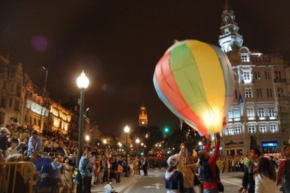 Balão de São João, no Porto