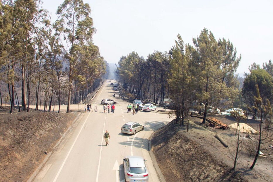 Muitos corpos foram encontrados dentro de carros. Vítimas tentavam fugir quando foram cercadas pelo fogo em Pedrógão Grande