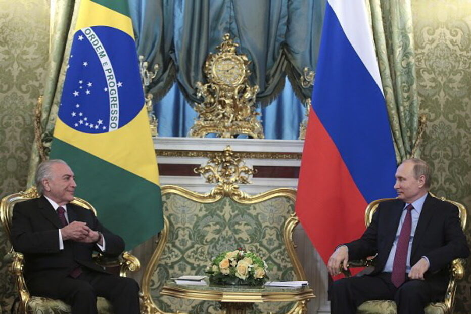 Michel Temer encontrou-se com Vladimir Putin na Rússia