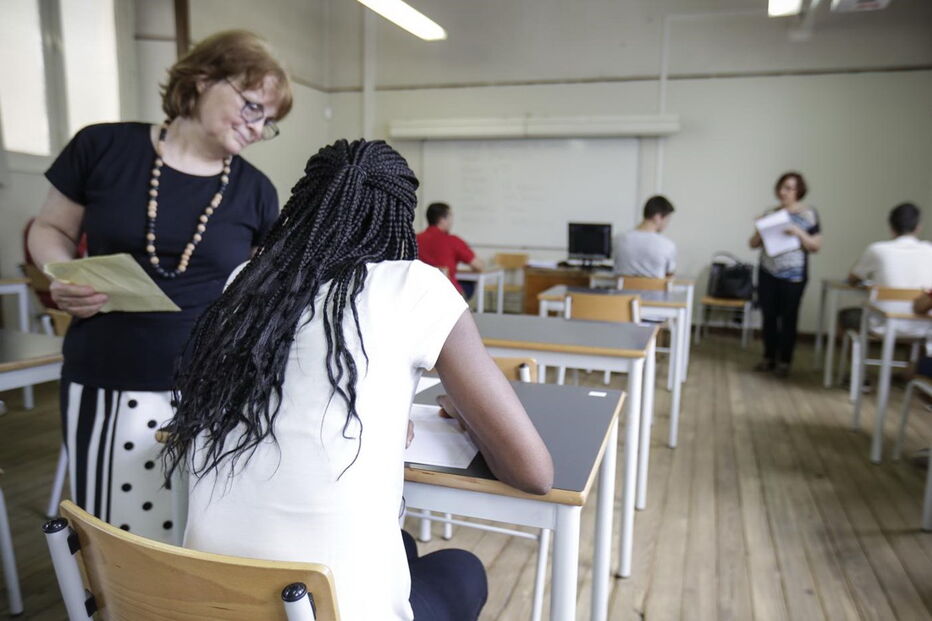 Alunos realizaram exame