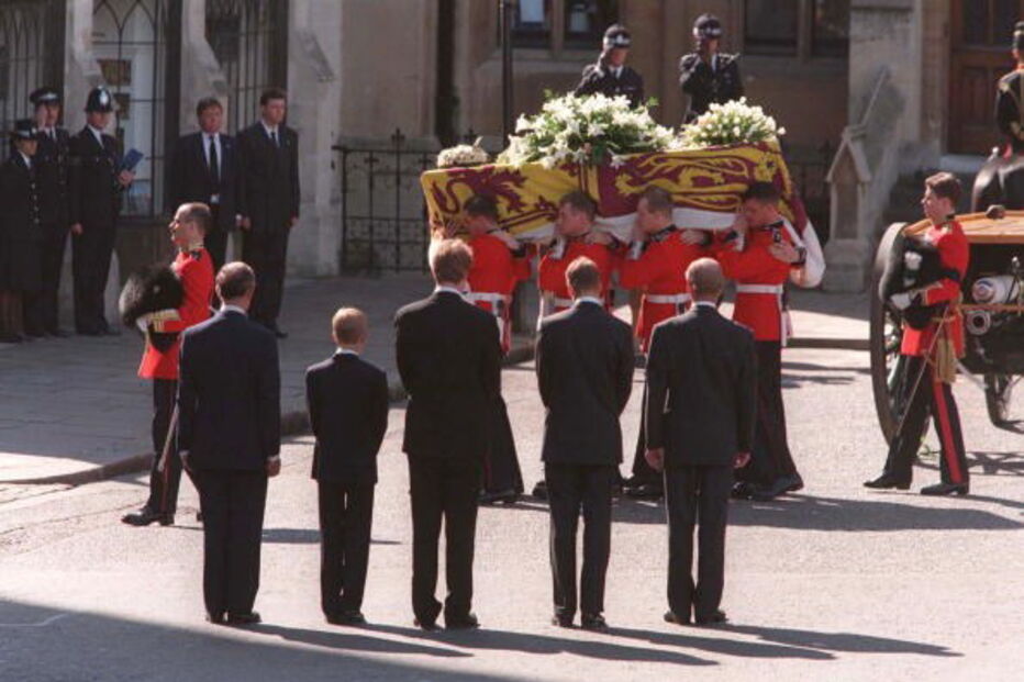 Funeral da Princesa Diana, em 1997