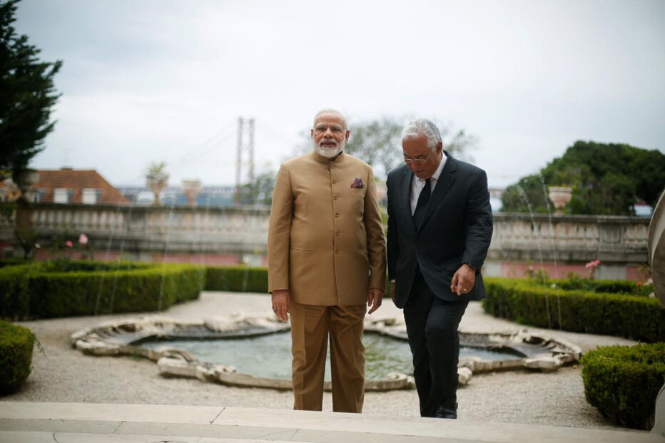primeiro-ministro português, António Costa, Portugal-India Business Hub, Agência para o Investimento e Comércio Externo de Portugal, primeiro-ministro indiano, primeiro-ministro da Índia, Narendra Modi, Portugal, Universidade do Minho, Laboratório Ibérico Internacional de Nanotecnologia de Braga, Lojas do Cidadão, Bangalore, Institutos Indianos de Tecnologia de Gandhinagar, Rrorkee e Madras, Fundação para a Ciência e Tecnologia, Governos