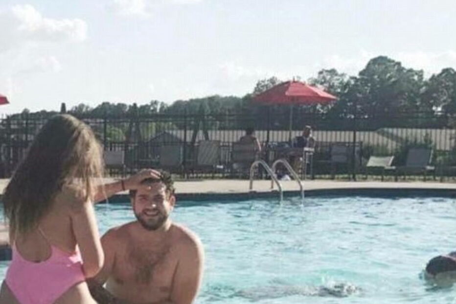 Convidada a sair de piscina por excitar os homens