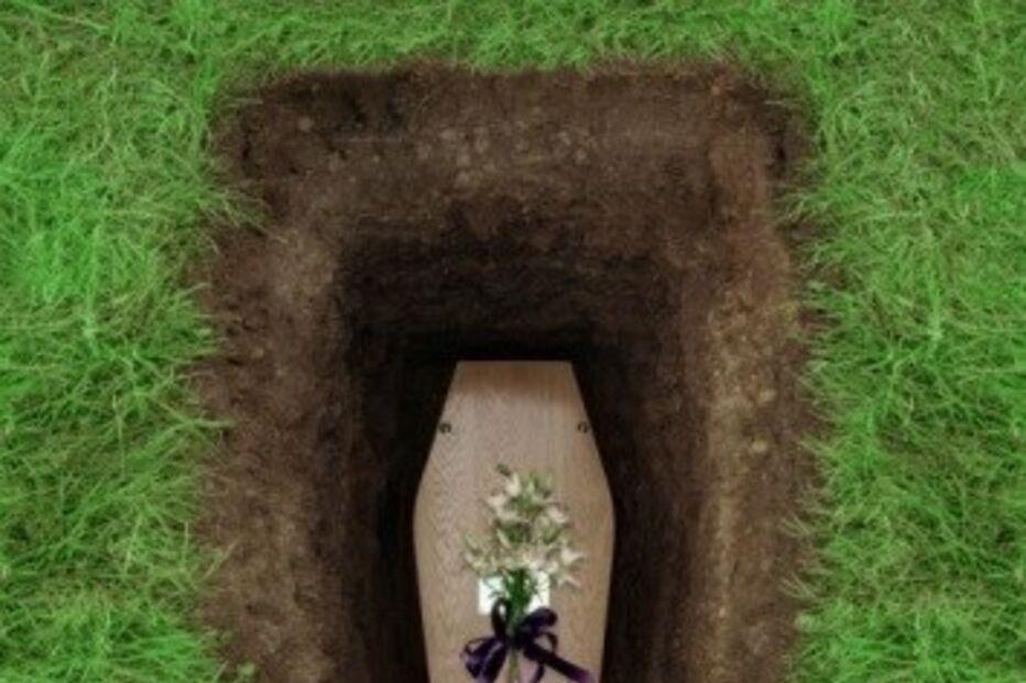 Caixão, campa, cemitério, morte