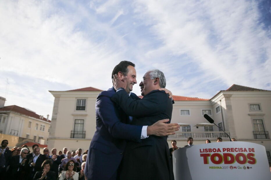 Fernando Medina  teve o apoio de António Costa no lançamento da sua campanha para as Autárquicas